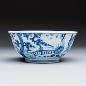 A Chinese blue and white 'Sanxing' bowl — foto 4