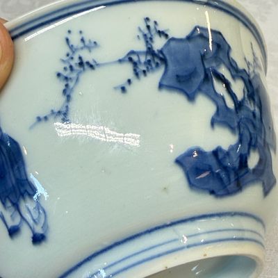 A Chinese blue and white 'Scholars'  bowl — photo 13