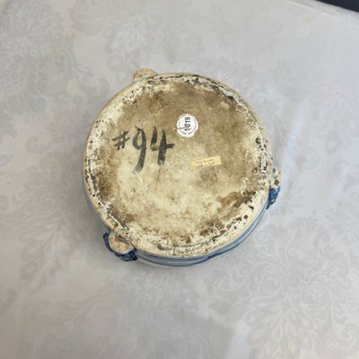 A Chinese blue and white 'Scholars' cylindrical tripod censer — foto 14