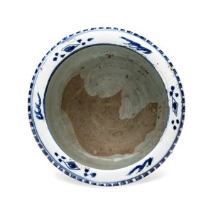 A Chinese blue and white 'Scholars' cylindrical tripod censer — foto 8