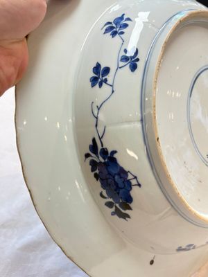 A Chinese blue and white 'Sense of Smell' dish for the European market, Kangxi mark and of the period — photo 16