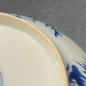 A Chinese blue and white 'Seven Sages of the Bamboo Grove' plate, Xuande mark, Kangxi — 照片 13