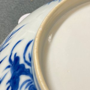A Chinese blue and white 'Seven Sages of the Bamboo Grove' plate, Xuande mark, Kangxi — photo 14