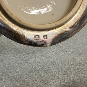 A Chinese blue and white silver-mounted ewer and cover, Yongzheng — 照片 19