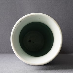A Chinese blue and white sleeve vase depicting the legendary Zhang Xian, Transitional period — photo 11