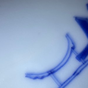 A Chinese blue and white sleeve vase depicting the legendary Zhang Xian, Transitional period — photo 20