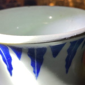 A Chinese blue and white sleeve vase depicting the legendary Zhang Xian, Transitional period — photo 23