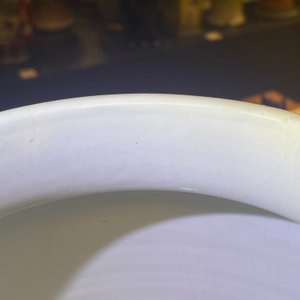 A Chinese blue and white soft paste 'sanduo' 'lantern' vase, Qianlong — 照片 20