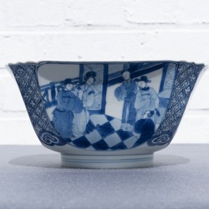 A Chinese blue and white square bowl, Chenghua mark, Kangxi — 照片 11