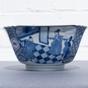 A Chinese blue and white square bowl, Chenghua mark, Kangxi — 照片 10