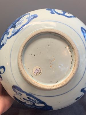 A Chinese blue and white 'star gods' censer, Kangxi — photo 8