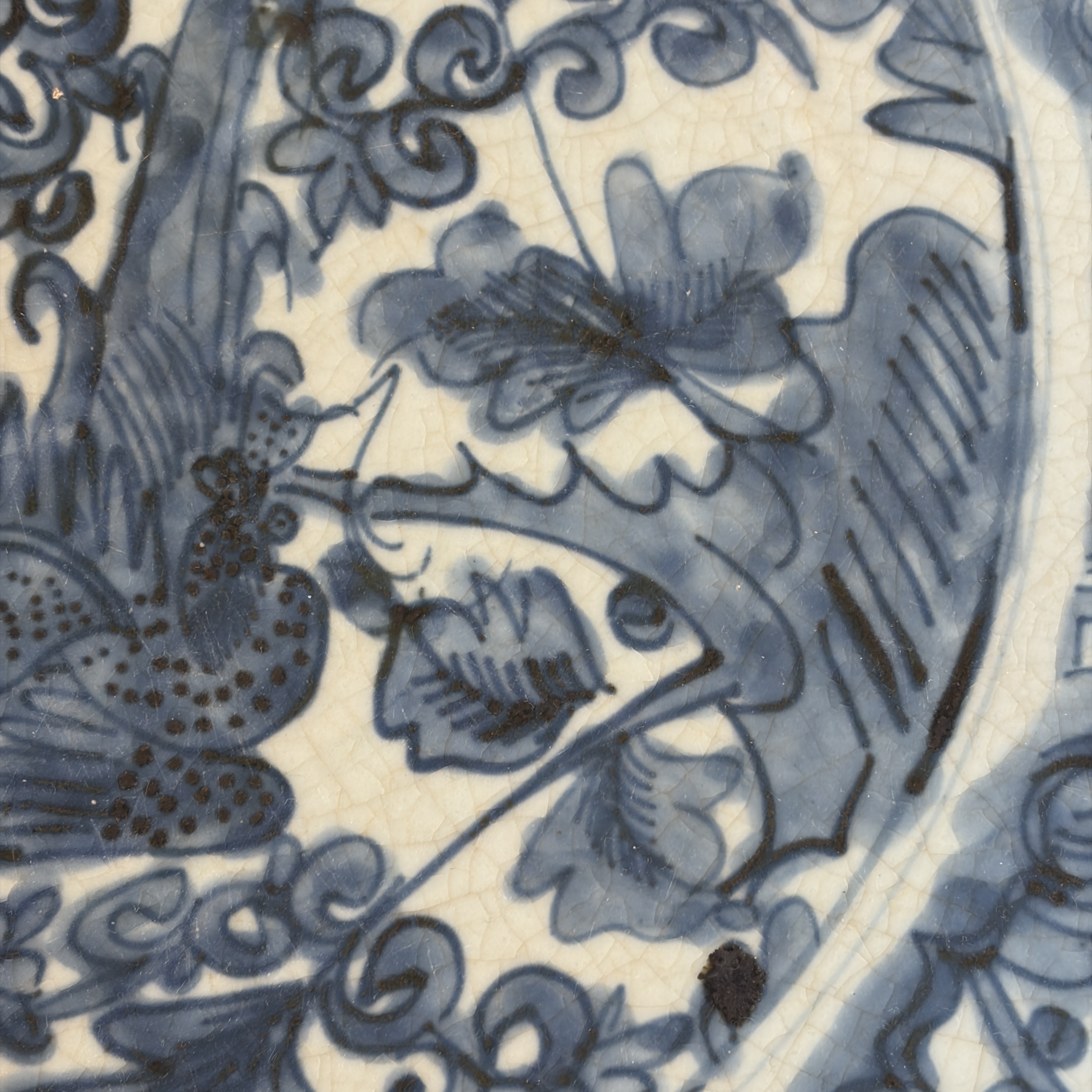 A Chinese blue and white Swatow 'Pheasant' dish — foto 13