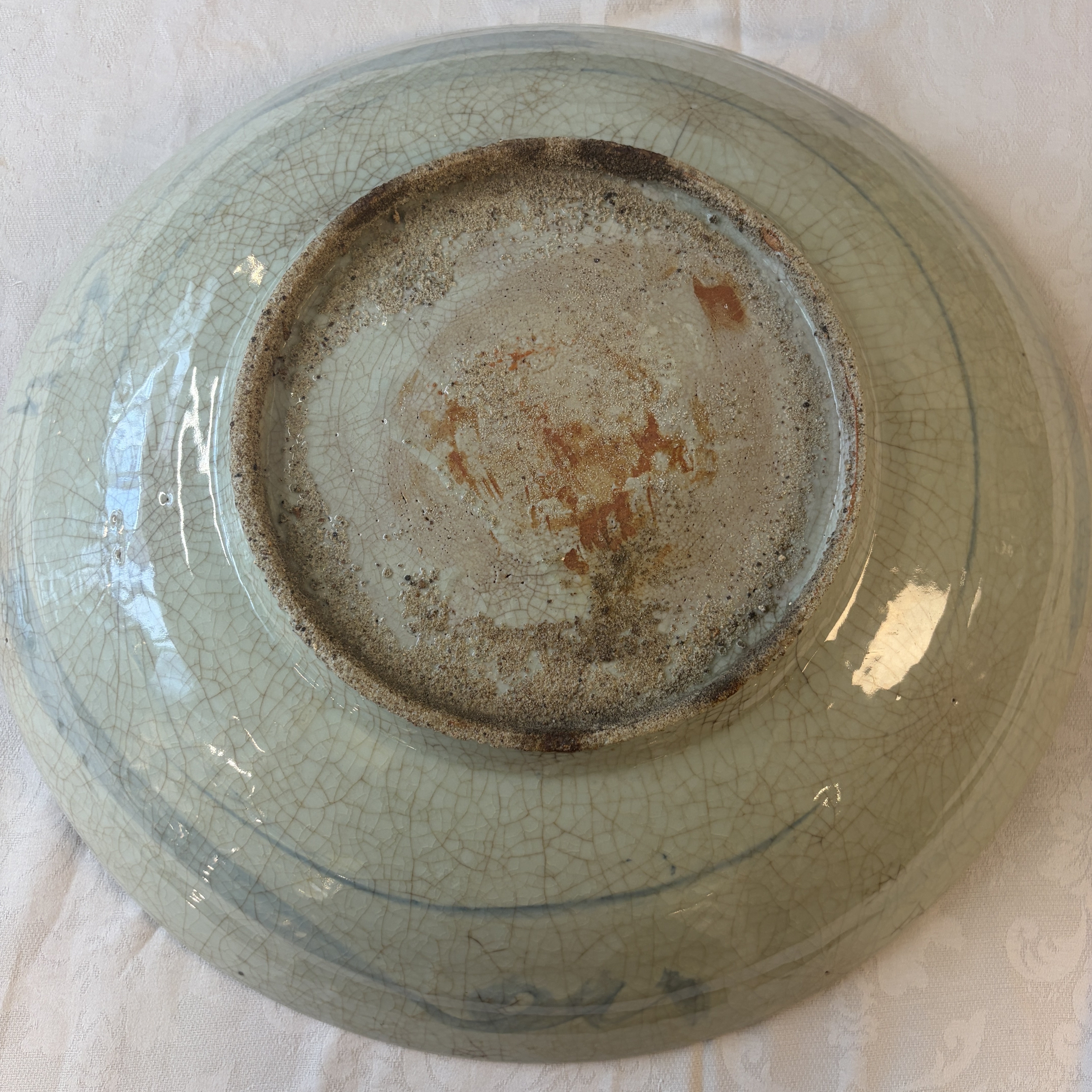 A Chinese blue and white Swatow 'Pheasant' dish — foto 14