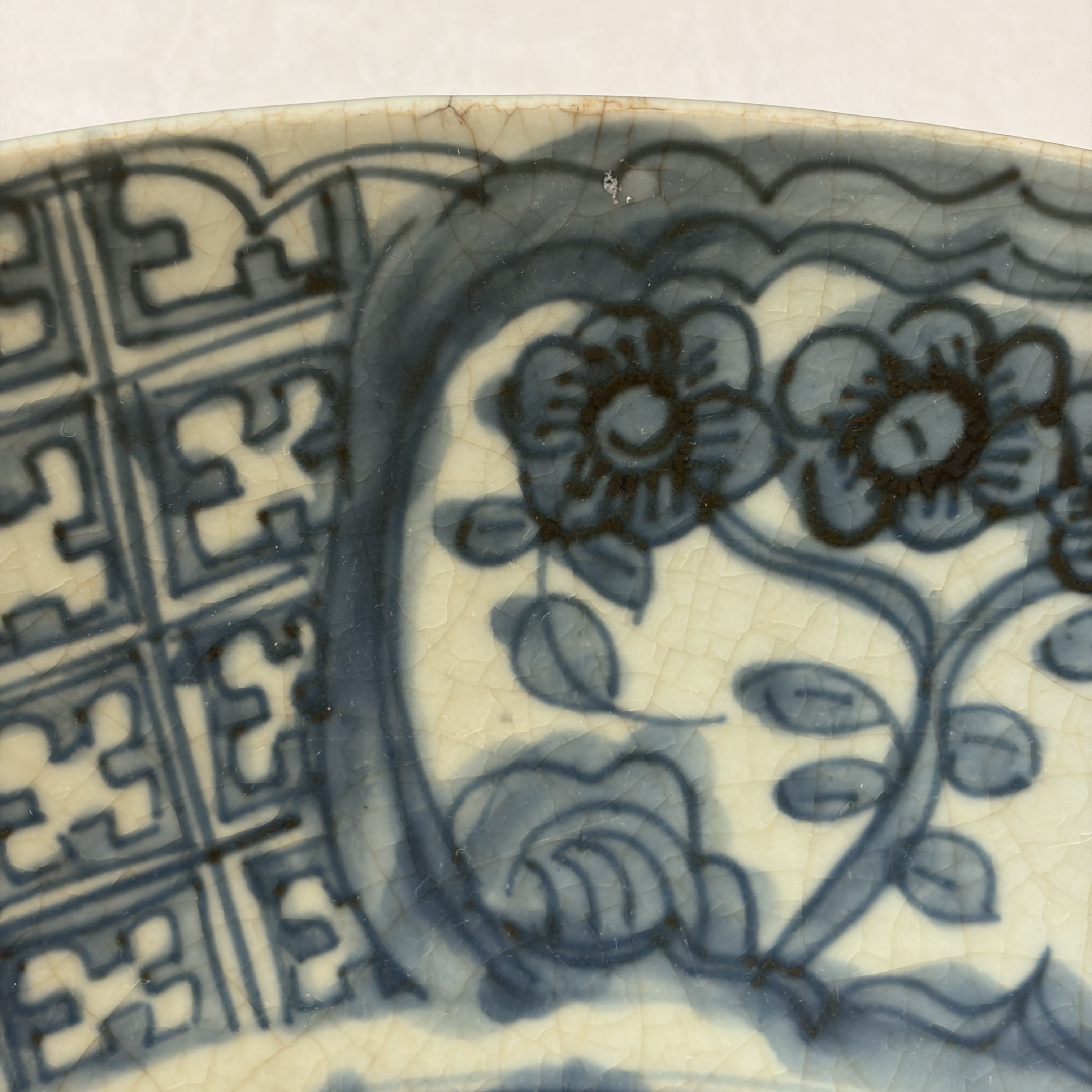 A Chinese blue and white Swatow 'Pheasant' dish — foto 2