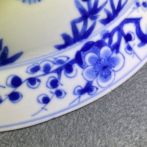A Chinese blue and white 'Three friends of winter' bowl, Kangxi mark and of the period — 照片 24