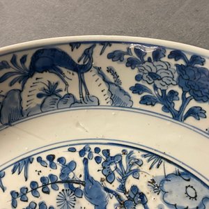 A Chinese blue and white 'Three friends of winter' dish, Jiajing — 照片 4