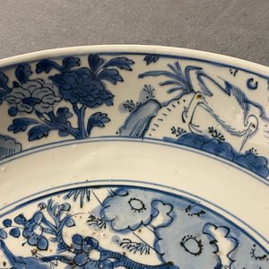 A Chinese blue and white 'Three friends of winter' dish, Jiajing — 照片 6