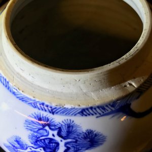 A Chinese blue and white 'Three friends of winter' jar, Kangxi — photo 11