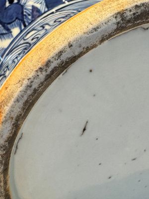 A Chinese blue and white vase and a vessel, 19th C. — photo 26