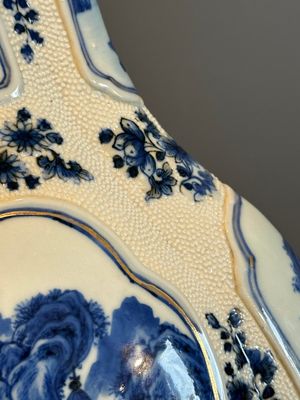 A Chinese blue and white vase depicting the Pearl River and the Whampoa Pagoda, Qianlong mark and of the period — photo 9
