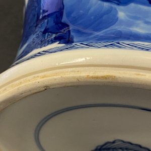 A Chinese blue and white vase with female musicians and dancers, Kangxi — 照片 21