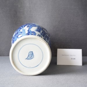 A Chinese blue and white vase with female musicians and dancers, Kangxi — photo 26