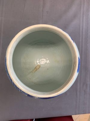 A Chinese blue and white vase with narrative design, Transitional period — photo 5