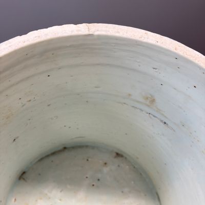 A Chinese blue and white vessel with geese in a landscape — photo 9