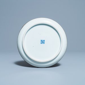 A Chinese blue and white Vietnamese market 'Bleu de Hue' plate, 19th C. — photo 2