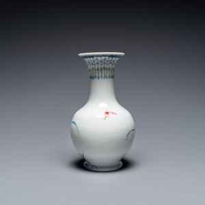 A Chinese blue and white 'Wang Bu' vase, Yongzheng mark, 20th C. — 照片 3