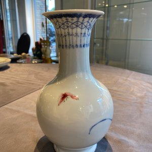 A Chinese blue and white 'Wang Bu' vase, Yongzheng mark, 20th C. — 照片 10