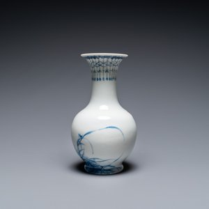 A Chinese blue and white 'Wang Bu' vase, Yongzheng mark, 20th C. — 照片 4