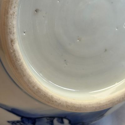 A Chinese blue and white 'Wen Wang Fang Xian 文王訪賢' double-gourd vase — foto 11