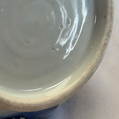 A Chinese blue and white 'Wen Wang Fang Xian 文王訪賢' double-gourd vase — foto 14