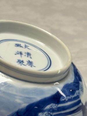 A Chinese blue and white 'Xi Xiang Ji' bowl — photo 15
