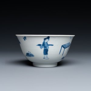 A Chinese blue and white 'Xi Xiang Ji' bowl, Kangxi — 照片 6