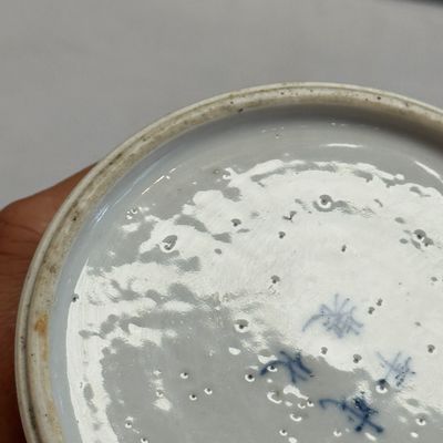 A Chinese blue and white 'Xi Xiang Ji' brushpot (Bitong) — foto 14
