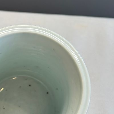 A Chinese blue and white 'Xi Xiang Ji' brushpot (Bitong) — foto 10
