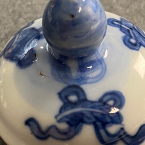 A Chinese blue and white 'Xi Xiang Ji' ewer and cover, Xuande mark, Kangxi — 照片 14
