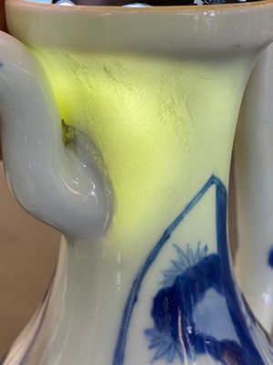 A Chinese blue and white 'Xi Xiang Ji' ewer and cover, Xuande mark, Kangxi — 照片 16