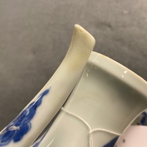 A Chinese blue and white 'Xi Xiang Ji' ewer and cover, Xuande mark, Kangxi — photo 27