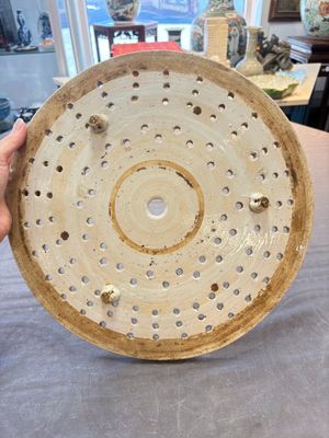 A Chinese blue and white 'Xi Xiang Ji' strainer and dish, Qianlong — 照片 10