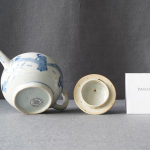 A Chinese blue and white 'Xi Xiang Ji' teapot with cover, Kangxi/Yongzheng — 照片 11