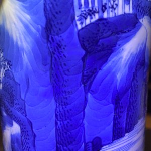 A Chinese blue and white yenyen vase with figures in a landscape, Kangxi — photo 18