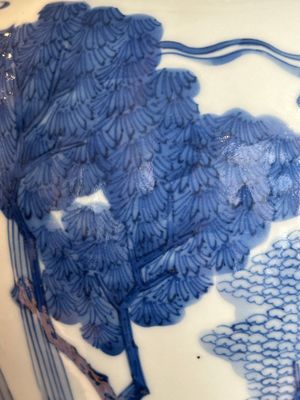 A Chinese blue and white 'yenyen' vase with narrative design, Kangxi — photo 17