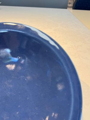 A Chinese blue-glazed shallow bowl and a ge-type dish — photo 17