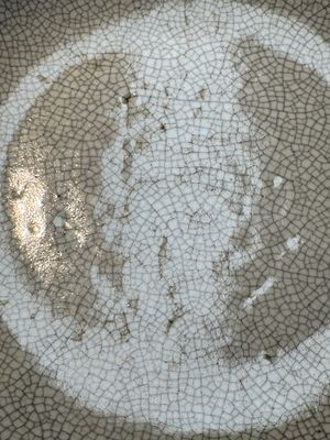 A Chinese blue-glazed shallow bowl and a ge-type dish — photo 7