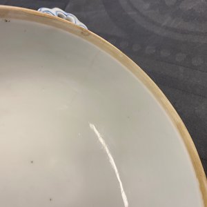 A Chinese blue, white and copper red bowl and cover, Chenghua mark, Kangxi — photo 12
