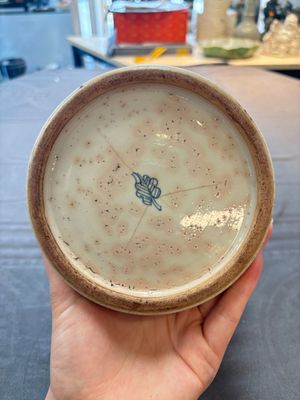 A Chinese blue, white and copper-red celadon-ground 'dragon and phoenix' vase, Kangxi — foto 6