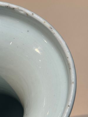 A Chinese blue, white and copper-red 'deer and pine tree' vase, Qianlong — photo 25